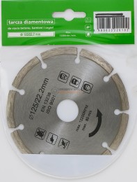 TARCZ DIAMENTOWA 125 UNIWERSALNA SEGMENTOWA