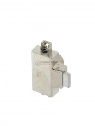 ZAMEK MEBLOWY BĘBENKOWY BASKWILOWY FI CYLINDRA 18,0 mm X20 mm DORNMAS 25 mm BEZ WKŁADKI I ROZETY  PRAWY  LEWY  TYP 750-15 415 MLM