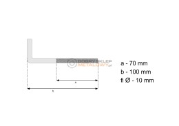 HAK FI 10 M 10X100 PROSTY METRYCZNY