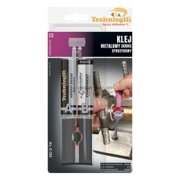 KLEJ EPOKSYDOWY METALOWY 300 KG 2 X 12 ML TECHNICQLL