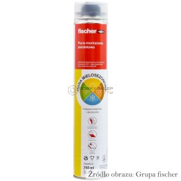 PIANKA MONTAŻOWA 750 ML PISTOLETOWA PUP WIELOSEZONOWA FISCHER