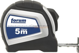 MIARA ZWIJANA STALOWA  5M PODWÓJNY HACZYK GUMOWANA AUTOLOCK FORUM