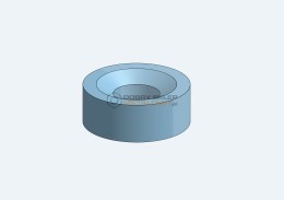 MAGNES NEODYMOWY WALCOWY  8X3 Z OTWOREM POD WKRĘTY STOŻKOWE 3,5 MM MW N38 MAX 0,85 KG
