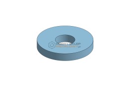 MAGNES NEODYMOWY WALCOWY 17X2,5 Z OTWOREM 6,0 MM MW N42 MAX 2,7 KG