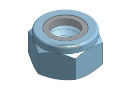 NAKRĘTKA SAMOHAMOWNA M  4 A2 DIN 985; ISO 10511; PN 82175