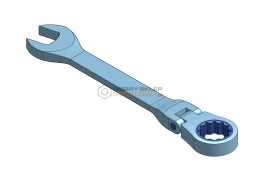 KLUCZ PŁASKO-OCZKOWY Z GRZECHOTKĄ ŁAMANY 24 CV GEARWRENCH SATA