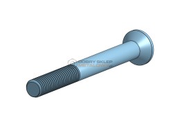 ŚRUBA IMBUS.STOŻ.M  4  X  6 OCYNK BIAŁY STAL KLASA 10.9 Z GWINTEM NA CAŁEJ DŁUGOŚCI TRZPIENIA DIN 7991