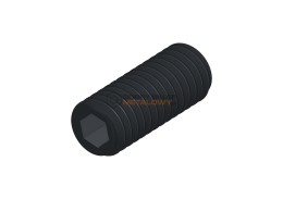 WKRĘT DOCISKOWY M 5X 8 IMBUS PŁASKI Z WGŁĘBIENIEM 45-H DIN 916; ISO 4029