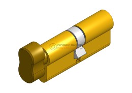 WKŁADKA BĘBENKOWA Z GAŁKĄ 30/40-G MOSIĄDZ 3 KLUCZE klasa 6 B-HARCO H6-6 ZASTAWEK