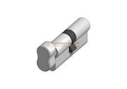 WKŁADKA BĘBENKOWA Z GAŁKĄ 30/35-G NIKIEL SATYNA 3 KLUCZE klasa 6 B-HARCO H6-6 ZASTAWEK