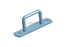 USZKO WRZECIĄDZA PODSTAWA 66 MM X 16 MM PAŁĄK FI 4,5MM OCYNK BIAŁY