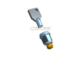ZAMEK MEBLOWY BĘBENKOWY CENTRALNY 19,0 MM X16,0 MM WIELOSZUFLADOWY BEZ ZABIERAKA DO WÓZKÓW WARSZTATOWYCH BGS