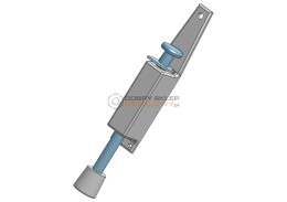 PRZYTRZYMYWACZ DRZWI 180MM BIAŁY GJM